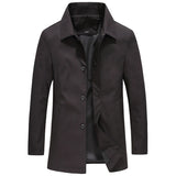 Adriano | Men’s Long Windproof Jacket