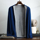 Binnie | Men’s Luxury Cashmere Zip-Up Jacket