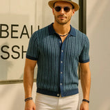 Montiero | Men’s Slim Fit Herringbone Shirt