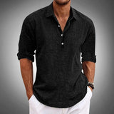 Chinio | Men’s Linen Blend Polo Shirt