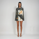 Constance | Women’s Silk Crepe Floral Mini Dress