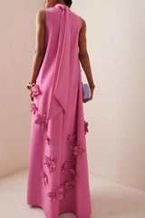Florielle | Women’s 3D Floral Maxi Dress