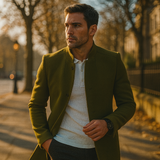 Corvin | Men’s Minimal Buttoned Winter Coat