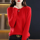 Cashie | Women’s Cashmere Sweater with Crew Neck