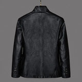 Caleb | Men’s Premium Leather Blazer Jacket