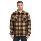 Sherpa Lined Overshirt Jacket for Men and Women | Cozy Brushed Fleece Layering Piece